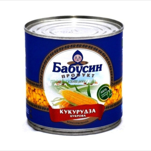 Кукурудза конс., солодка ТМ 340 гр