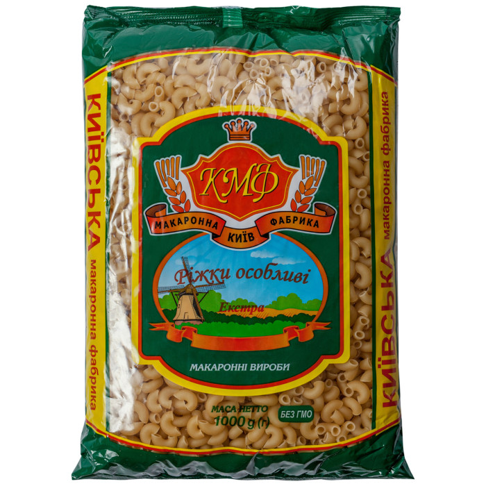 Макарони (асорті) КМФ 1,0 кг.